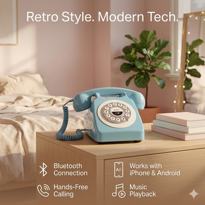 DreamDial™ Retro Bluetooth Telephone